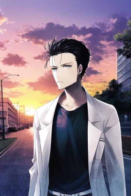 10041-1322113346-best quality, masterpiece, 1boy hukestyle, okaberintarou, hair slicked back, black hair, facial hair, lab coat, city, solo, suns.png